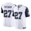 Men’s Dallas Cowboys #27 Royce Freeman White 2023 F.U.S.E Color Rush Limited Football Stitched Jersey