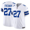 Men’s Dallas Cowboys #27 Royce Freeman White 2023 F.U.S.E Vapor Limited Football Stitched Jersey