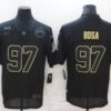 Men’s Los Angeles Chargers #97 Joey Bosa Black 2020 Salute To Service Stitched NFL Nike Limited Jersey