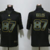Nike Chiefs 87 Travis Kelce Black Gold Vapor Untouchable Limited Jersey