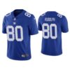 Men’s Blue New York Giants #80 Kyle Rudolph Vapor Untouchable Limited Stitched Jersey