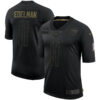 Nike Patriots 11 Julian Edelman Black 2020 Salute To Service Limited Jersey