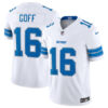 Men’s Detroit Lions #16 Jared Goff White 2024 F.U.S.E. Vapor Limited Football Stitched Jersey