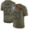 Nike Lions #93 Da’Shawn Hand Camo Men’s Stitched NFL Limited 2019 Salute To Service Jersey
