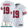 Nike 49ers #19 Deebo Samuel White Super Bowl LIV 2020 Rush Men’s Stitched NFL Vapor Untouchable Limited Jersey