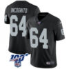 Men’s Las Vegas Raiders #64 Richie Incognito Limited Black 100th Vapor Jersey