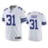 Men’s Dallas Cowboys #31 Trevon Diggs White 2020 NFL Draft Vapor Limited Jersey