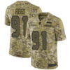 Seahawks #91 Jarran Reed Camo Men’s Stitched Football Limited 2018 Salute To Service Jersey