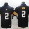 Men’s Pittsburgh Steelers #2 Mike Vick Black Vapor Untouchable Stitched NFL Nike Throwback Limited Jersey