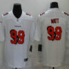 Men’s Houston Texans #99 J.J. Watt White 2020 Shadow Logo Vapor Untouchable Stitched NFL Nike Limited Jersey