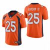 Men’s Orange Denver Broncos #25 Melvin Gordon III Vapor Untouchable Limited Stitched Jersey