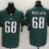 Men’s Philadelphia Eagles #68 Jordan Mailata Midnight Green 2018 Vapor Untouchable Stitched NFL Nike Limited Jersey