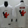 Men’s Houston Texans #4 Deshaun Watson White 2020 Shadow Logo Vapor Untouchable Stitched NFL Nike Limited Jersey