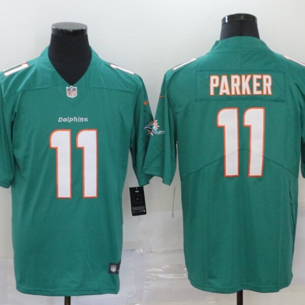 Men’s Miami Dolphins #11 DeVante Parker Green 2020 Vapor Untouchable Stitched NFL Nike Limited Jersey