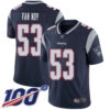 Nike Patriots #53 Kyle Van Noy Navy Blue Team Color Men’s Stitched NFL 100th Season Vapor Limited Jersey
