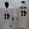 Men’s New England Patriots #11 Julian Edelman White 2020 Shadow Logo Vapor Untouchable Stitched NFL Nike Limited Jersey