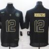 Men’s Green Bay Packers #12 Aaron Rodgers Black 2020 Salute To Service Stitched NFL Nike Limited Jersey