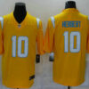 Men’s Los Angeles Chargers #10 Justin Herbert Gold 2021 Inverted Legend Stitched NFL Nike Limited Jersey