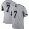 Men’s Dallas Cowboys #7 Trevon Diggs Limited Gray Inverted Vapor Nike Jersey