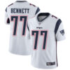 Nike Patriots #77 Michael Bennett White Men’s Stitched NFL Vapor Untouchable Limited Jersey