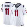 Men’s Houston Texans #11 Jeff Okudah White 2024 F.U.S.E. Vapor Untouchable Football Stitched Jersey