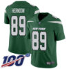 Nike Jets #89 Chris Herndon Green Team Color Men’s Stitched NFL 100th Season Vapor Limited Jersey