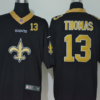 Men’s New Orleans Saints #13 Michael Thomas Black 2020 Big Logo Number Vapor Untouchable Stitched NFL Nike Fashion Limited Jersey