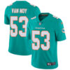Men’s Miami Dolphins #53 Kyle Van Noy Aqua Green Team Color Stitched Vapor Untouchable Limited Jersey