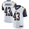 Rams #43 John Johnson III White Men’s Stitched Football Vapor Untouchable Limited Jersey