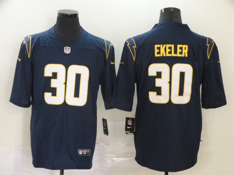 Men’s Los Angeles Chargers #30 Austin Ekeler Navy Blue 2020 NEW Vapor Untouchable Stitched NFL Nike Limited Jersey