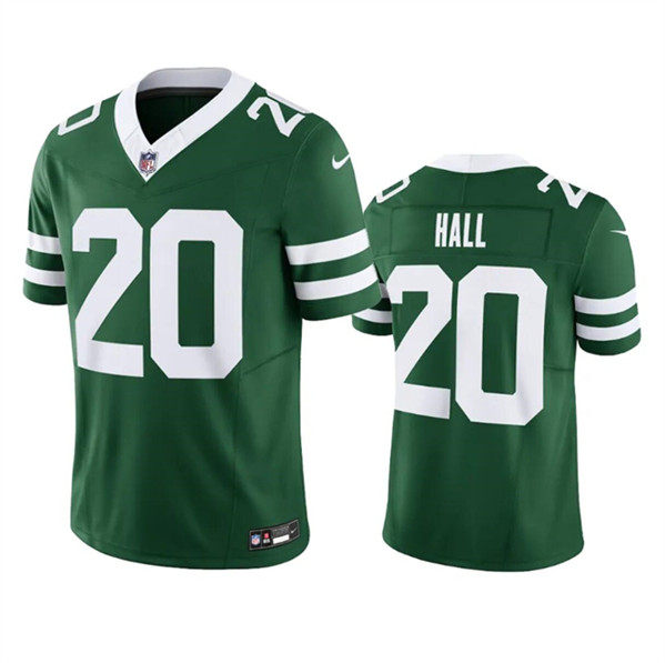 Men’s New York Jets #20 Breece Hall Green 2024 F.U.S.E. Vapor Limited Football Stitched Jersey