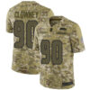 Seahawks #90 Jadeveon Clowney Camo Men’s Stitched Football Limited 2018 Salute To Service Jersey