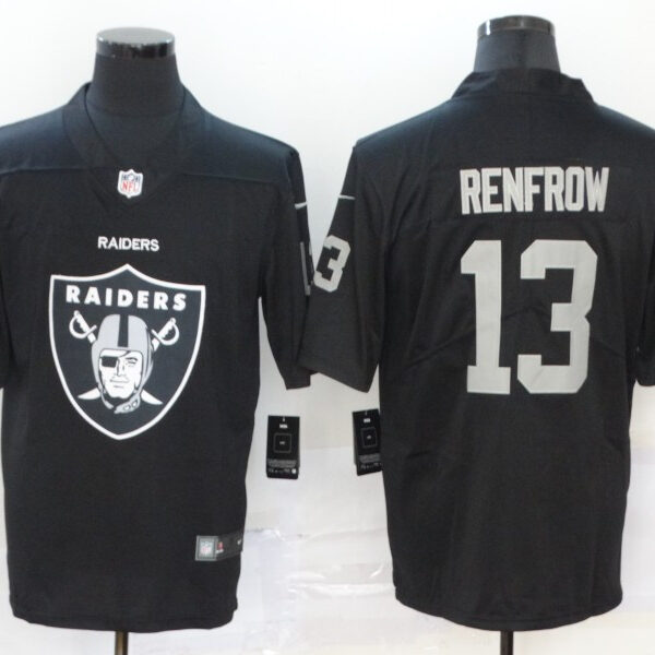 Men’s Las Vegas Raiders #13 Hunter Renfrow Black 2020 Big Logo Vapor Untouchable Stitched NFL Nike Fashion Limited Jersey