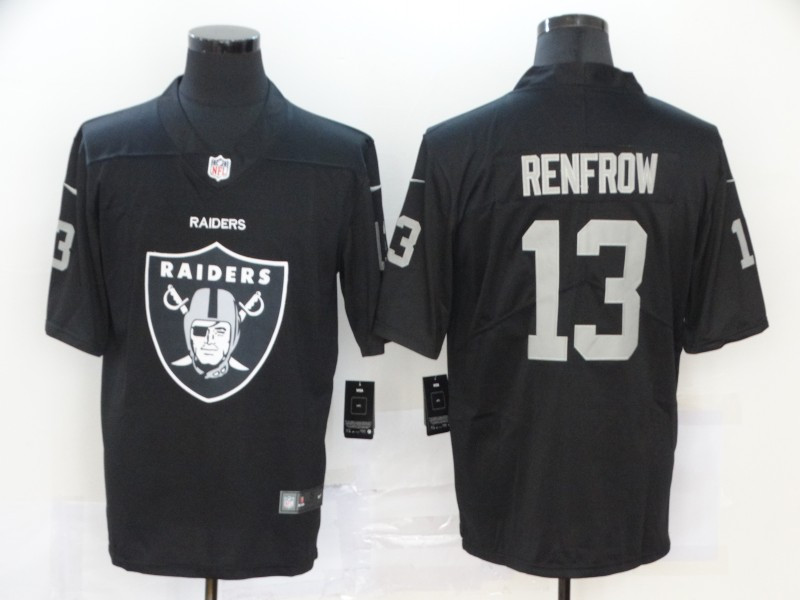 Men’s Las Vegas Raiders #13 Hunter Renfrow Black 2020 Big Logo Vapor Untouchable Stitched NFL Nike Fashion Limited Jersey