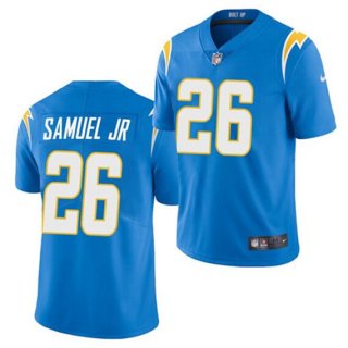Men’s Blue Los Angeles Chargers #26 Asante Samuel Jr. Vapor Untouchable Limited Stitched Jersey