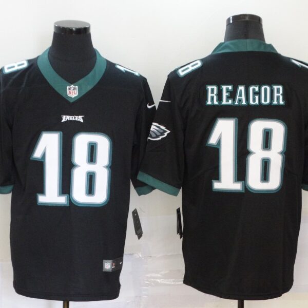 Men’s Philadelphia Eagles #18 Jalen Reagor Black 2020 Vapor Untouchable Stitched NFL Nike Limited Jersey