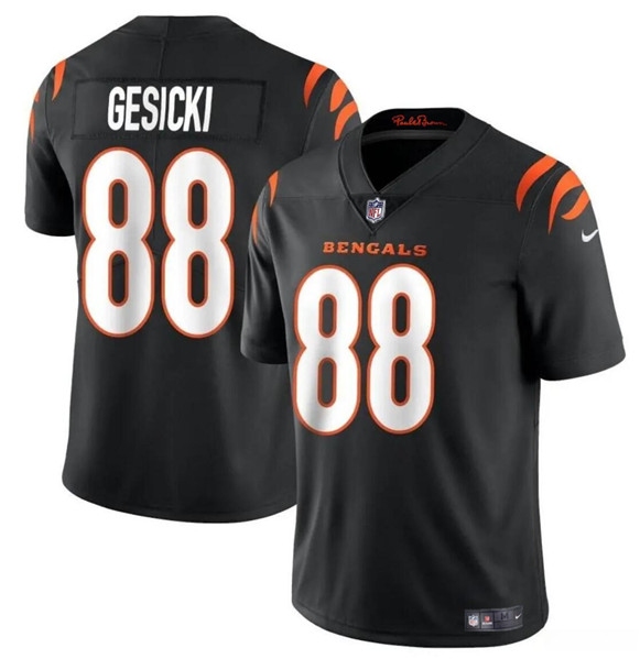 Men’s Cincinnati Bengals #88 Mike Gesicki Black Vapor Untouchable Limited Stitched Jersey