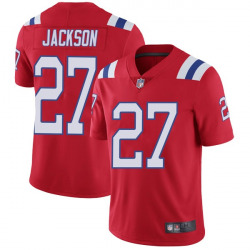 Men’s New England Patriots #27 J.C. Jackson Limited Vapor Untouchable Alternate Red Jersey