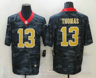 Men’s New Orleans Saints #13 Michael Thomas 2020 Camo Limited Stitched Nike NFL Jersey