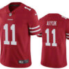 Men’s San Francisco 49ers #11 Brandon Aiyuk Red 2020 Vapor Untouchable Stitched NFL Nike Limited Jersey
