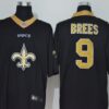 Men’s New Orleans Saints #9 Drew Brees Black 2020 Big Logo Vapor Untouchable Stitched NFL Nike Fashion Limited Jersey