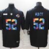 Men’s Chicago Bears #52 Khalil Mack Multi-Color Black 2020 NFL Crucial Catch Vapor Untouchable Nike Limited Jersey