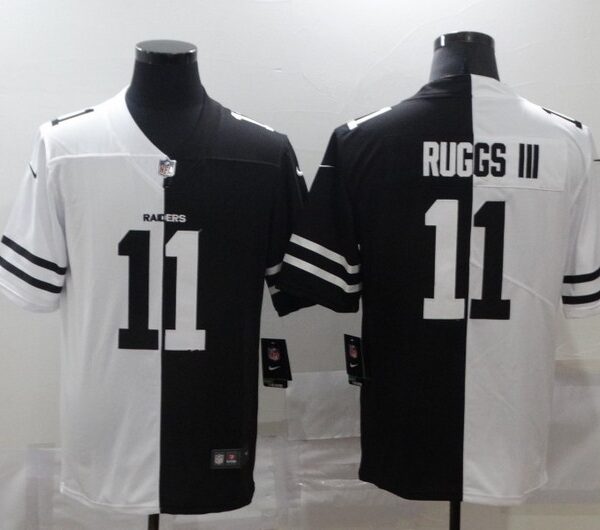 Men’s Las Vegas Raiders #11 Henry Ruggs III White Black Peaceful Coexisting 2020 Vapor Untouchable Stitched NFL Nike Limited Jersey