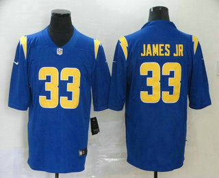 Men’s Los Angeles Chargers #33 Derwin James Jr Royal Blue 2020 NEW Color Rush Stitched NFL Nike Limited Jersey