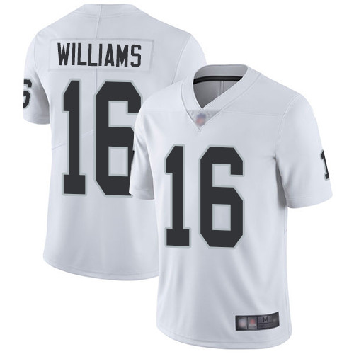 Nike Raiders #16 Tyrell Williams White Men’s Stitched NFL Vapor Untouchable Limited Jersey