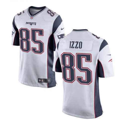 Men’s New England Patriots #85 Ryan Izzo White Vapor Untouchable Stitched NFL Nike Limited Jersey