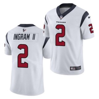 Men’s Houston Texans #2 Mark Ingram II White Vapor Untouchable Limited Stitched Jersey