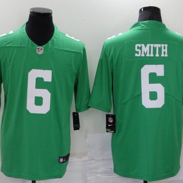 Men’s Philadelphia Eagles #6 DeVonta Smith Light Green 2021 Vapor Untouchable Stitched NFL Nike Limited Jersey