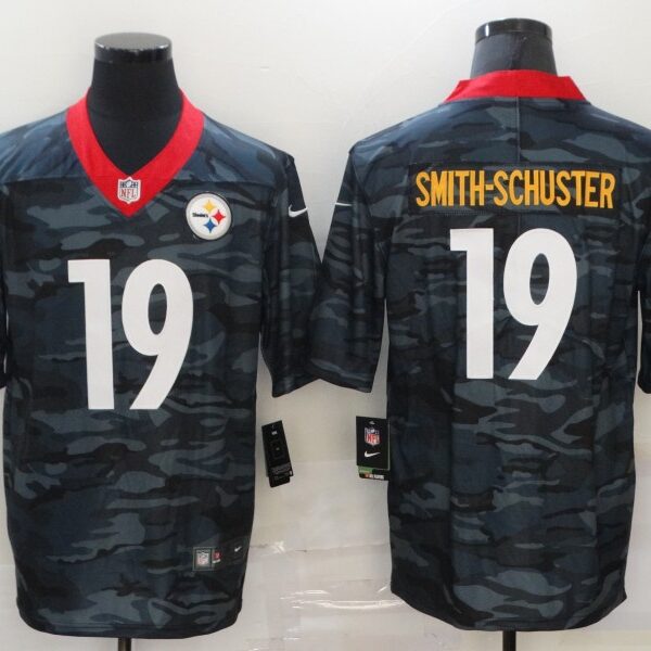 Men’s Pittsburgh Steelers #19 JuJu Smith-Schuster 2020 Camo Limited Stitched Nike NFL Jersey