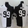 Men’s Houston Texans #10 DeAndre Hopkins White Black Peaceful Coexisting 2020 Vapor Untouchable Stitched NFL Nike Limited Jersey